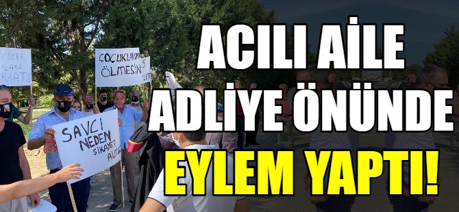 İznik adliyesi önünde eylem!