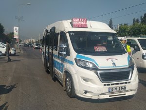 Minibüsler denetlenmeye başladı