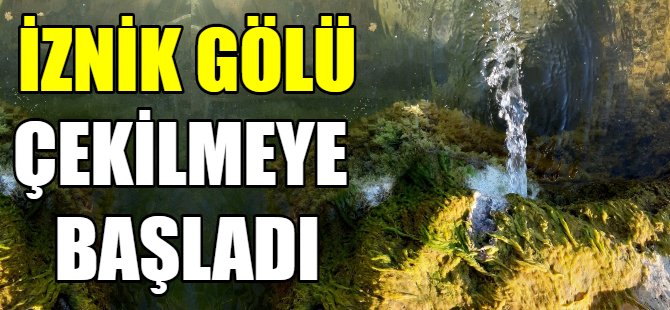 İznik'te kuraklık alarmı!