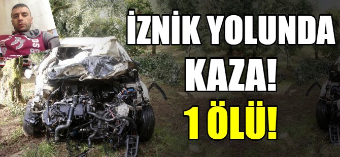 Bursa'da kaza: 1 ölü!