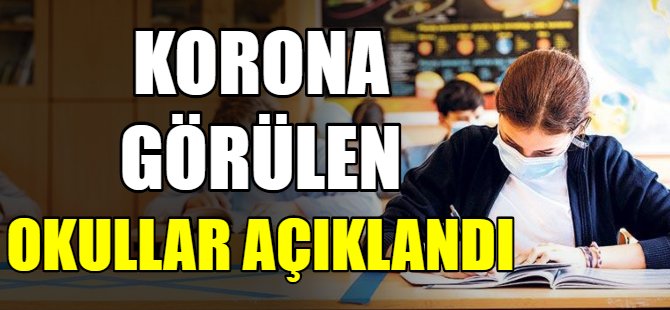 İşte Bursa'da korona görülen okullar!
