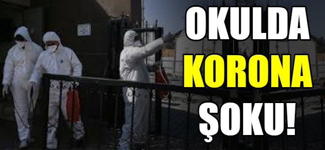 Bursa'da okulda korona şoku!