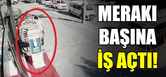 Merakı başına iş açtı