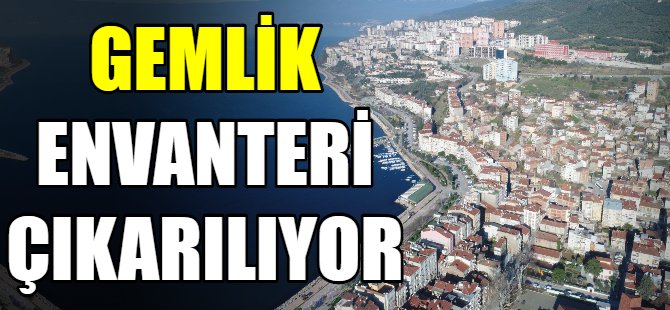 Gemlik envanteri çıkarılıyor