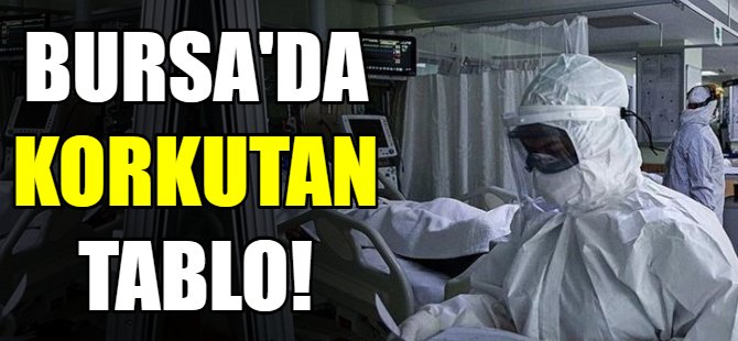 Bursa'da korkutan tablo!
