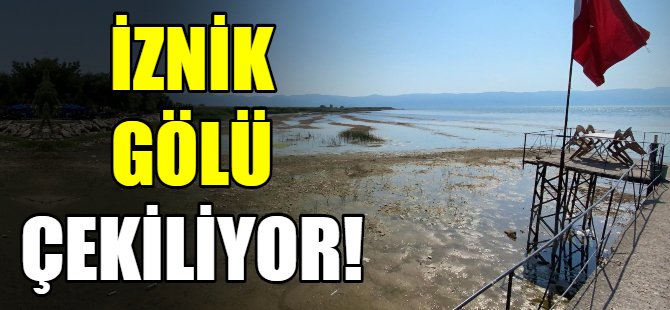 İznik'te korkutan görüntüler!