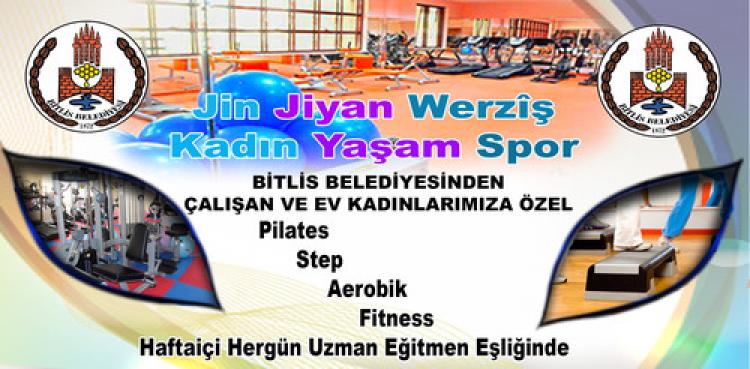 Bitlis Belediyesi'nden kadınlara spor kursları