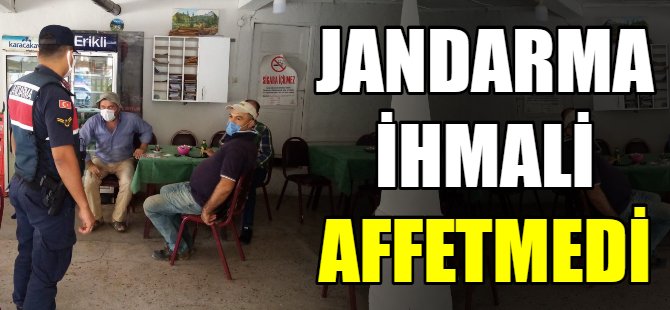 Jandarma affetmedi!