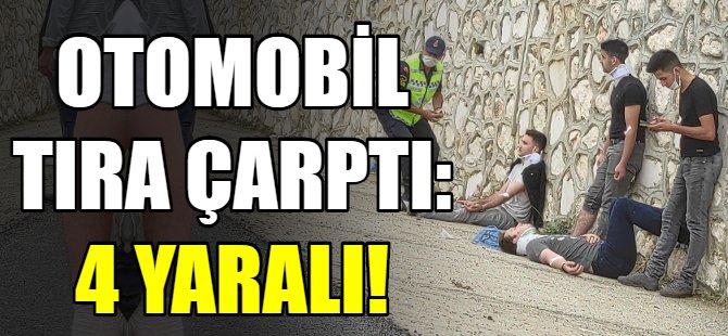 Bursa'da kaza: 4 yaralı!