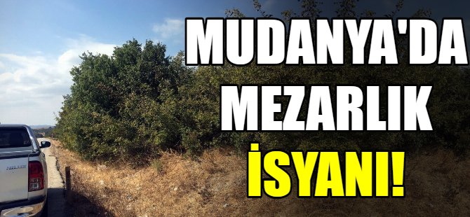 Mudanya'da mezarlık isyanı!