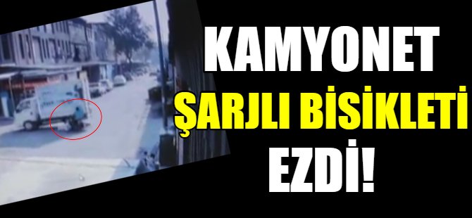 Kamyonetin altında kaldı!