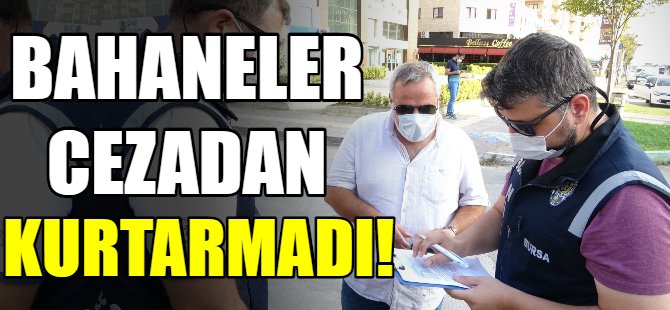 Bahaneler cezadan kurtaramadı!