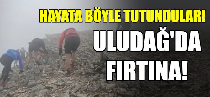 Uludağ'da fırtına!