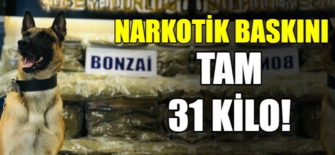 Bursa'da narkotik baskını!
