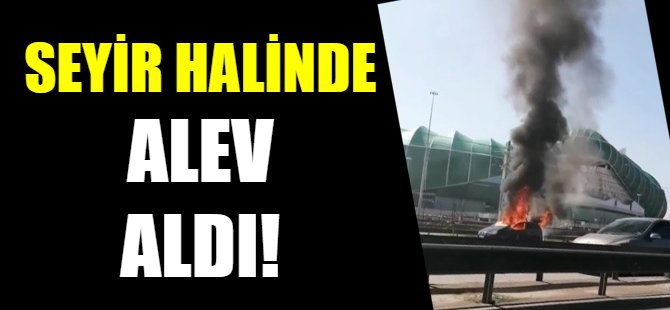 Seyir halinde cayır cayır yandı!