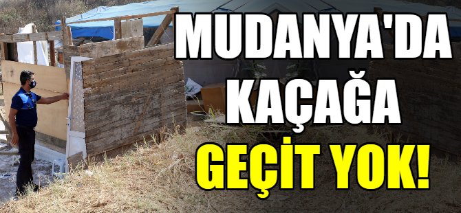 Mudanya'da kaçağa geçit yok!