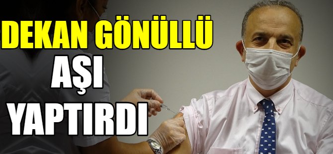 Dekan gönüllü oldu