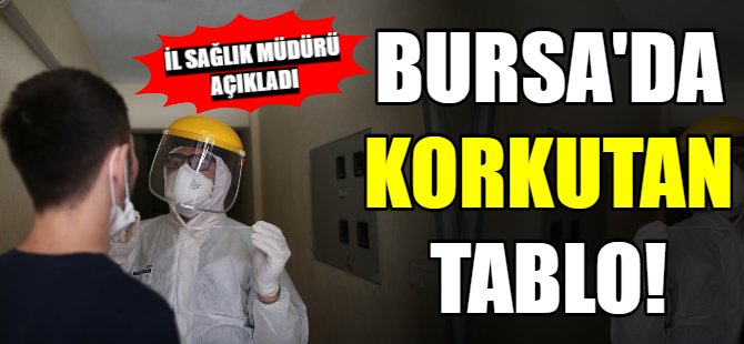Bursa'da vaka sayısı artıyor!