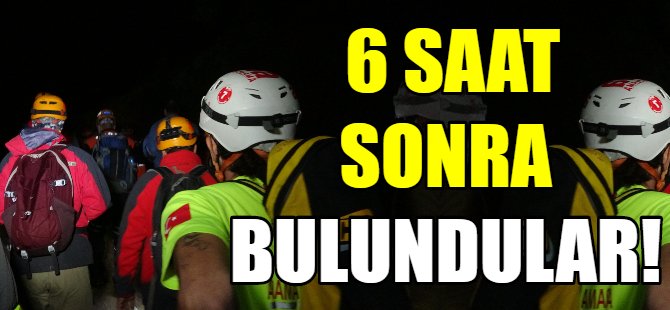 Dağda kayboldular!