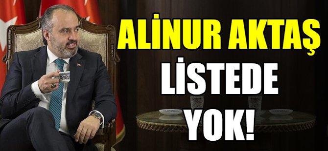 Alinur Aktaş listede yok!