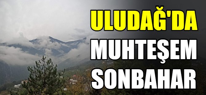 Uludağ'da muhteşem sonbahar...