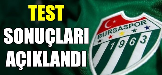 Bursaspor'dan korona açıklaması