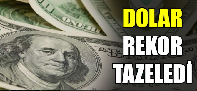 Dolar rekor tazeledi!