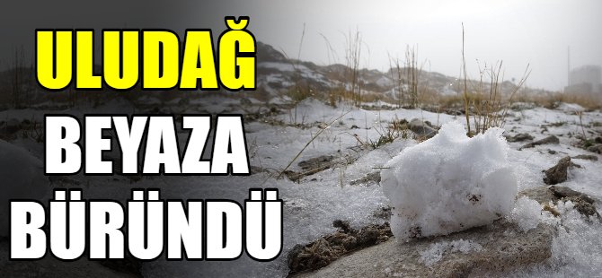 Bursa'ya mevsimin ilk karı düştü