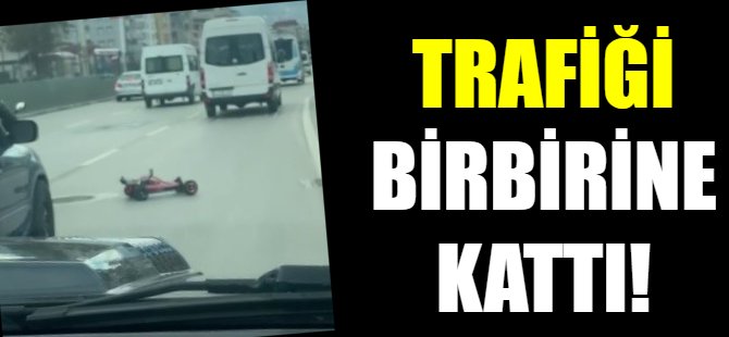 Trafiği birbirine kattı!