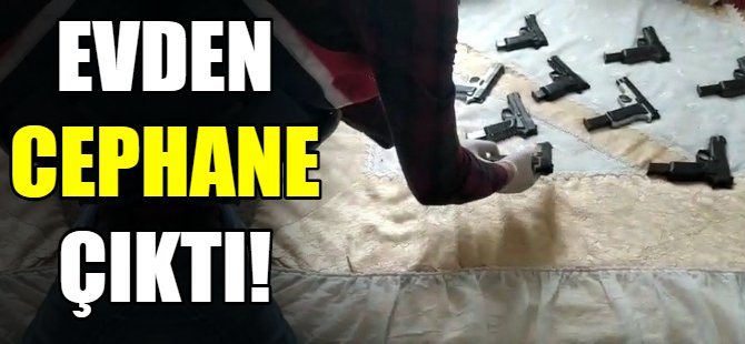 Evden cephane çıktı!