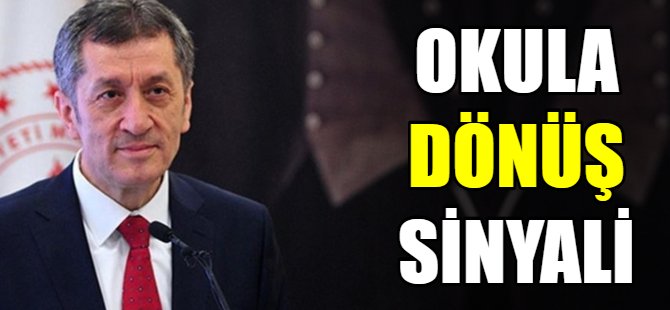 Tüm sınıflar için okula dönüş sinyali