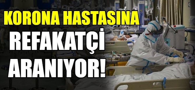 Korona hastası için refakatçi aranıyor