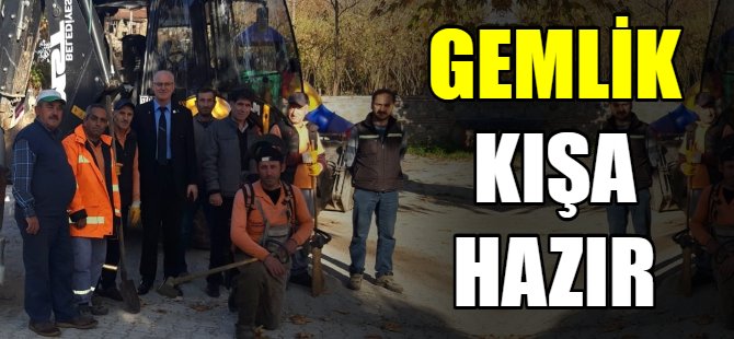 Gemlik kışa hazır