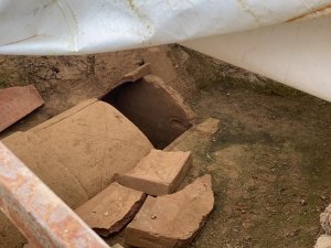 İznik'te mezarlar bulundu