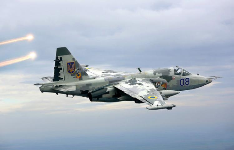 Ukrayna'da eğitim uçuşu yapan Su-25 düştü