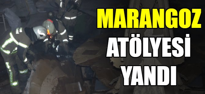 Marangoz atölyesi yandı!