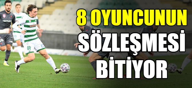 8 oyuncunun sözleşmesi bitiyor