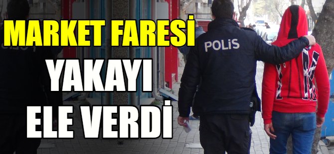 Market faresi yakayı ele verdi