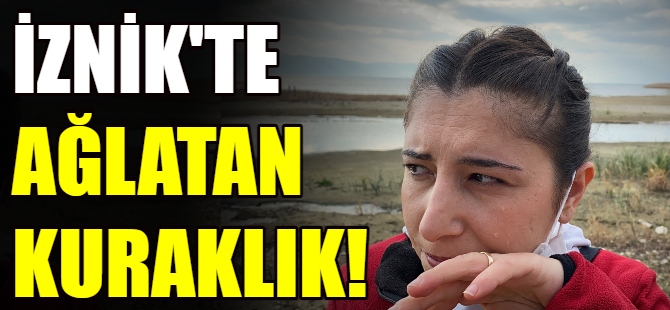 İznik'te kuraklık ağlattı