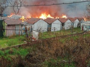 Bursa'da tatil köyünde yangın