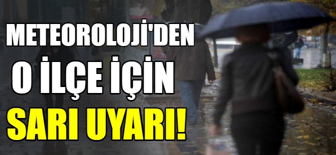 Karacabey için 'sarı' uyarı!