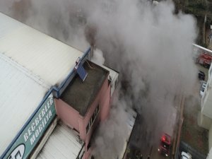 Bursa'da fabrika yangını