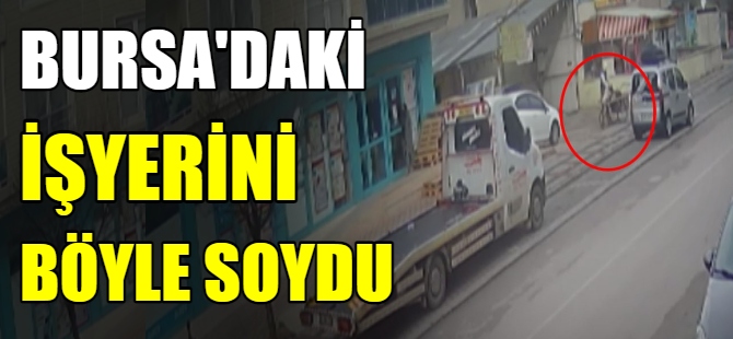 Bursa'daki oto yıkamacıyı soydu