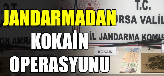 Bursa'da kokain operasyonu