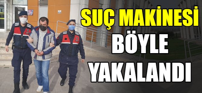 Suç makinesi böyle yakalandı