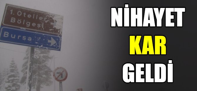 Uludağ beyaza büründü
