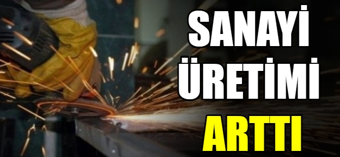 Sanayi üretimi arttı