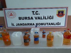 Bursa'da kaçak içki operasyonu