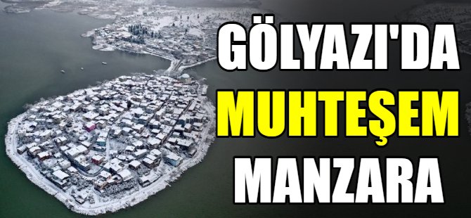 Gölyazı'da muhteşem görüntü