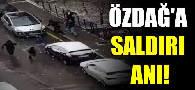 Selçuk Özdağ'a saldırı kameralarda